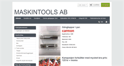 Desktop Screenshot of maskintools.se