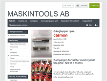 Tablet Screenshot of maskintools.se